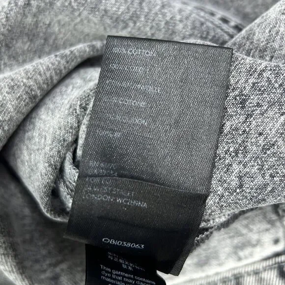 Pilcro and the Letterpress Silver Metallic Denim Mini Skirt Size 6 - Picture 9 of 9